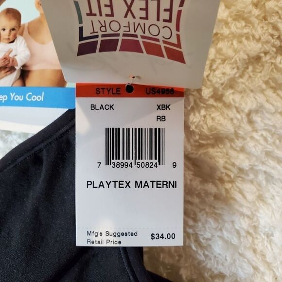 Womens Playtex Seamless Wire Free 4 Way Nursing br - Picture 7 of 8